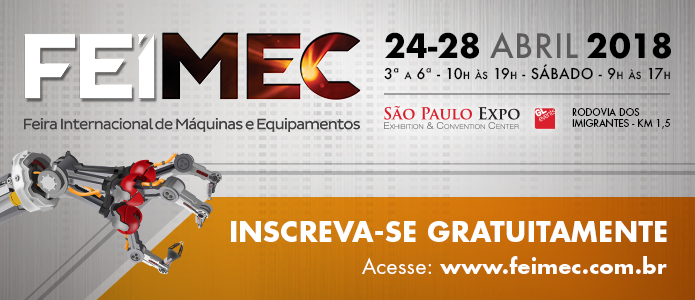 Segmento de Robótica será destaque na FEIMEC 2018