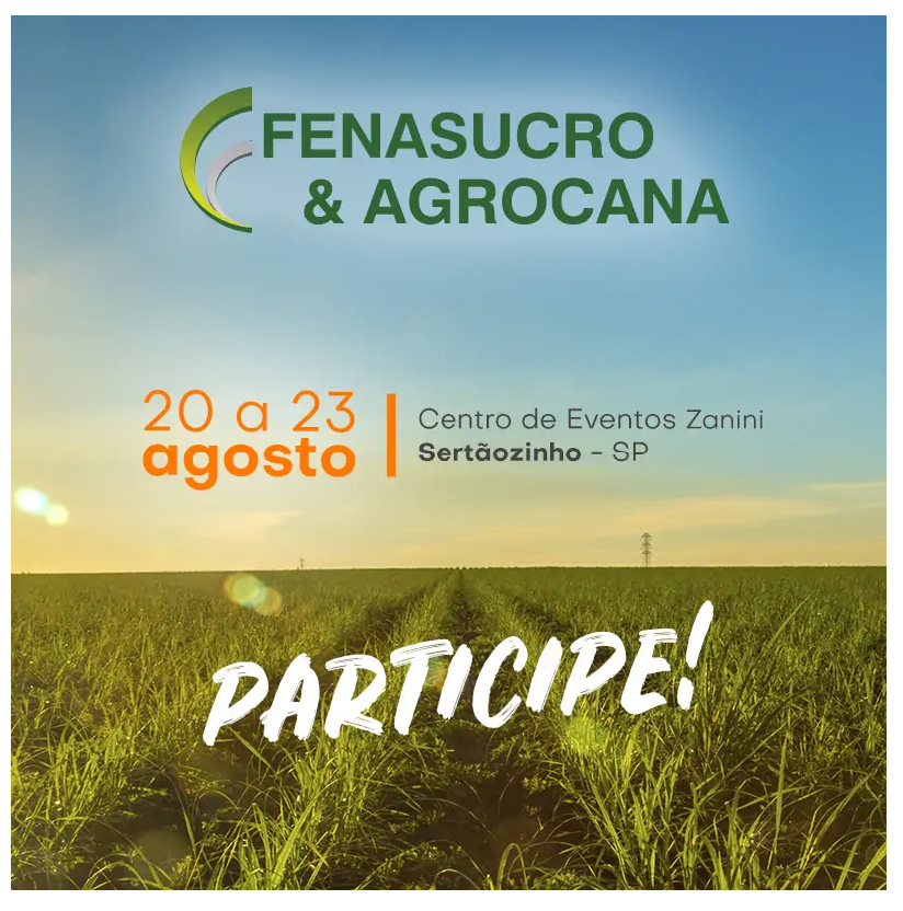A Fenasucro & Agrocana, maior feira do mundo exclusivamente voltada para a cadeia de bioenergia, acontece no Brasil.
