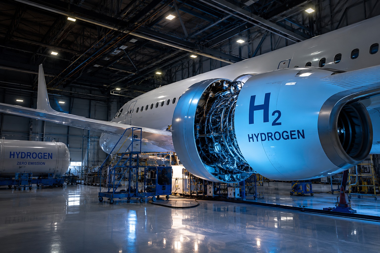 Hidrogênio avança da promessa à pista de testes da aviação.