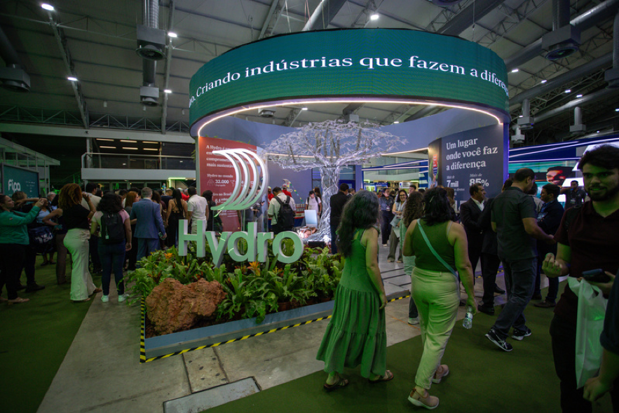 Hydro conecta indústria, sustentabilidade e Amazônia durante a FIPA 2026