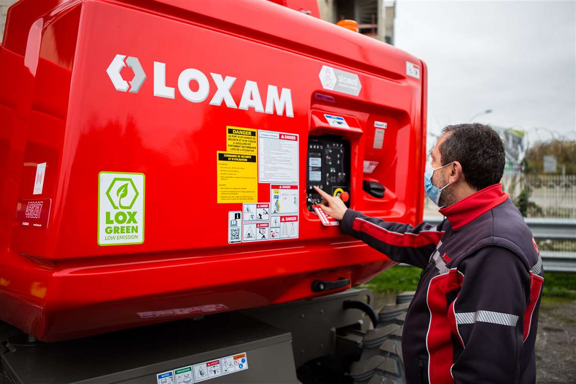 Loxam acelera transição energética com a linha LoxGreen