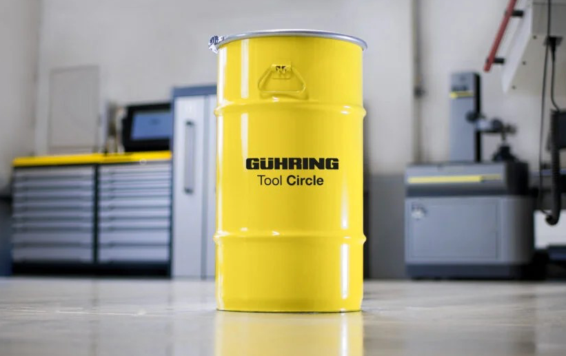 GÜHRING TOOL CIRCLE TRANSFORMA SUCATA DE METAL DURO EM VALOR PARA A INDÚSTRIA