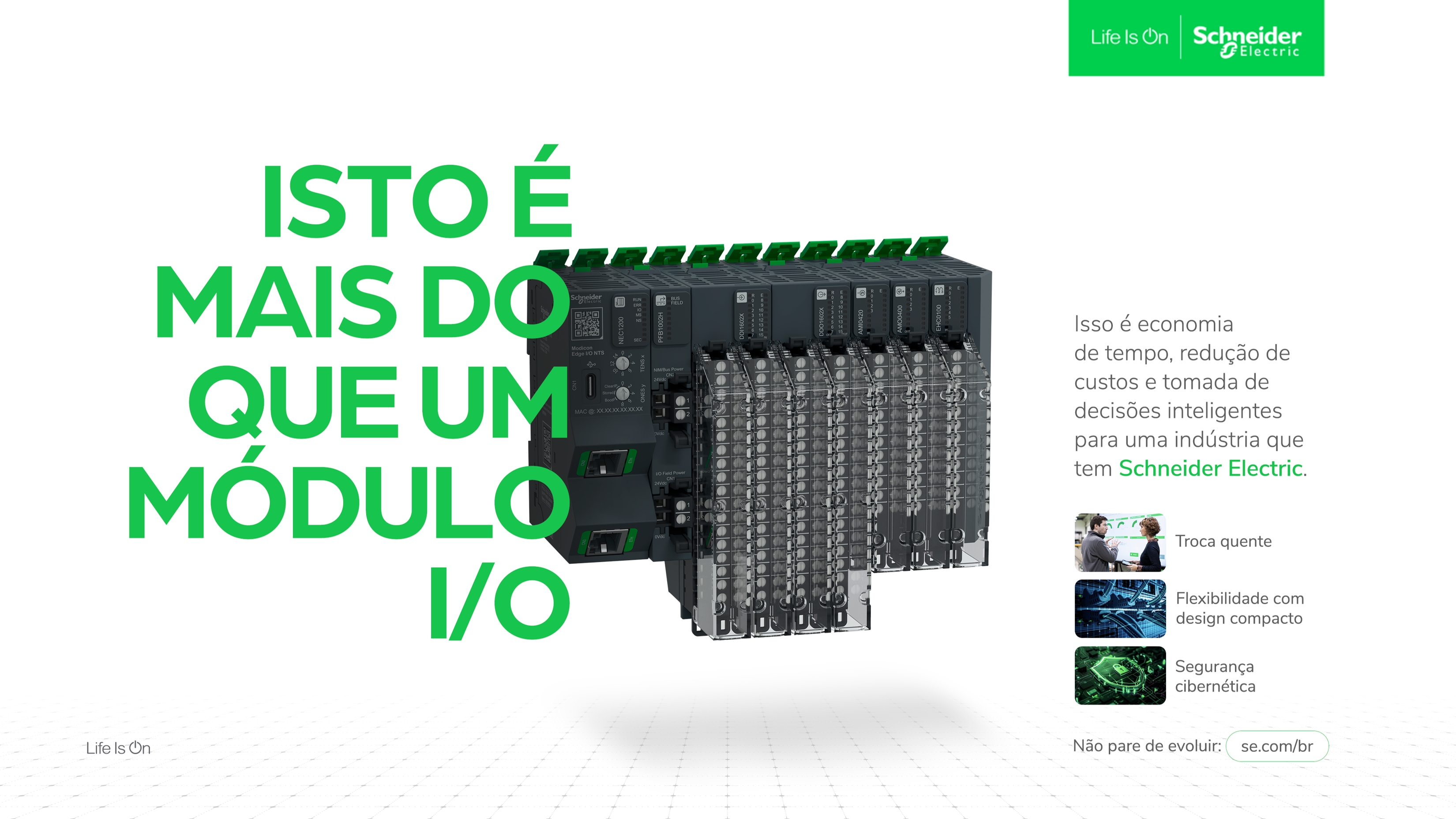 Schneider Electric lança no Brasil o Modicon Edge I/O NTS, nova geração de conectividade industrial