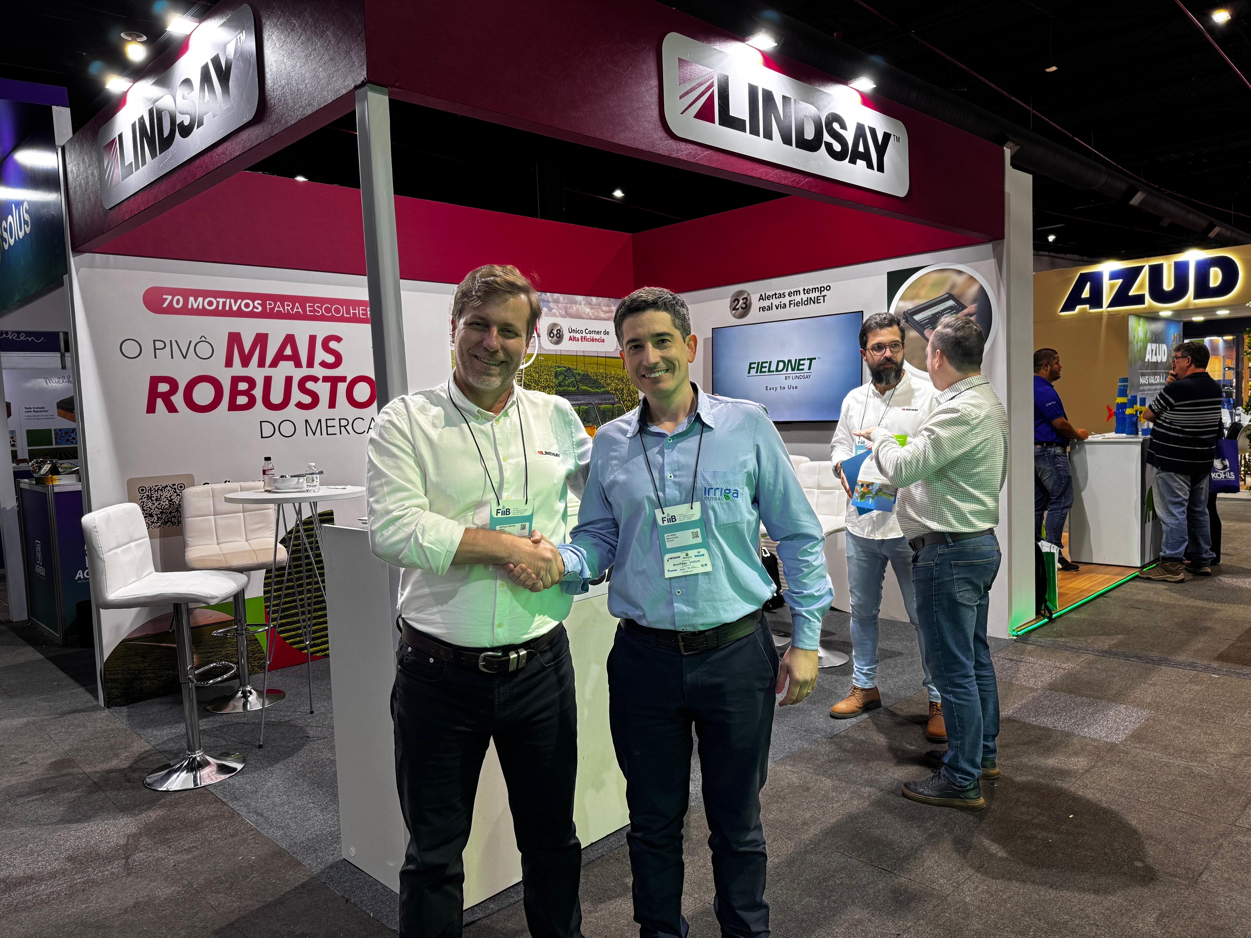 Lindsay anuncia parceria com a Irriga Global, ampliando soluções de tecnologia e manejo para a irrigação no Brasil
