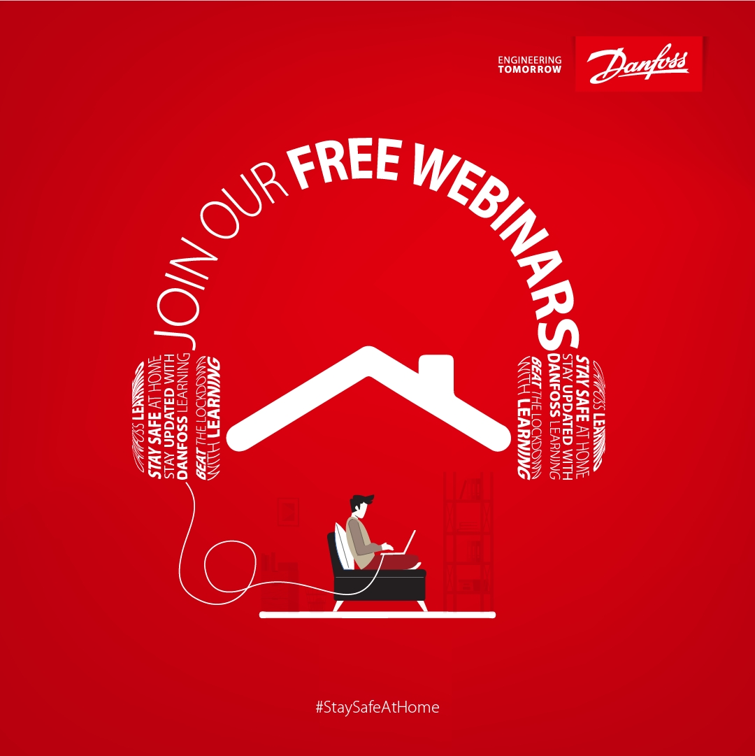 Danfoss Brasil promove quatro webinars em abril