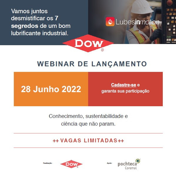 Dow promove webinar para desmitificar segredos de lubrificante industrial de alta performance para compressores e redutores