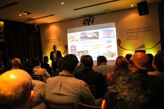 Em visita ao Brasil, CEO da EFI, Guy Gecht, recebe convidados para palestra e coquetel