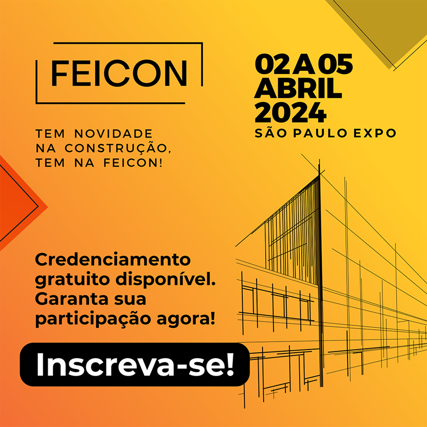 A FEICON tá On! A espera acabou e o credenciamento para edição 2024 está disponível!