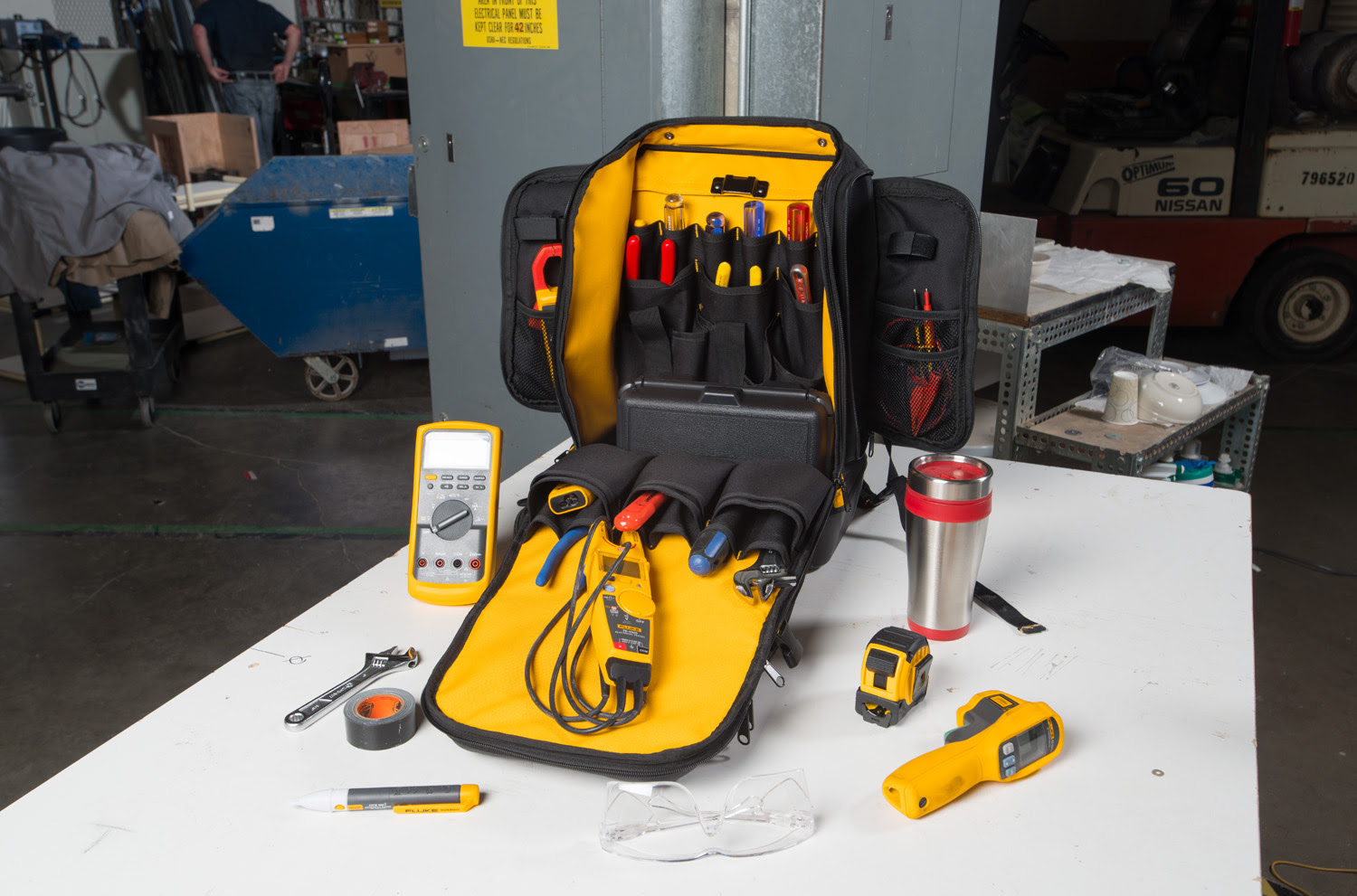 Fluke apresenta mochila para armazenar ferramentas profissionais