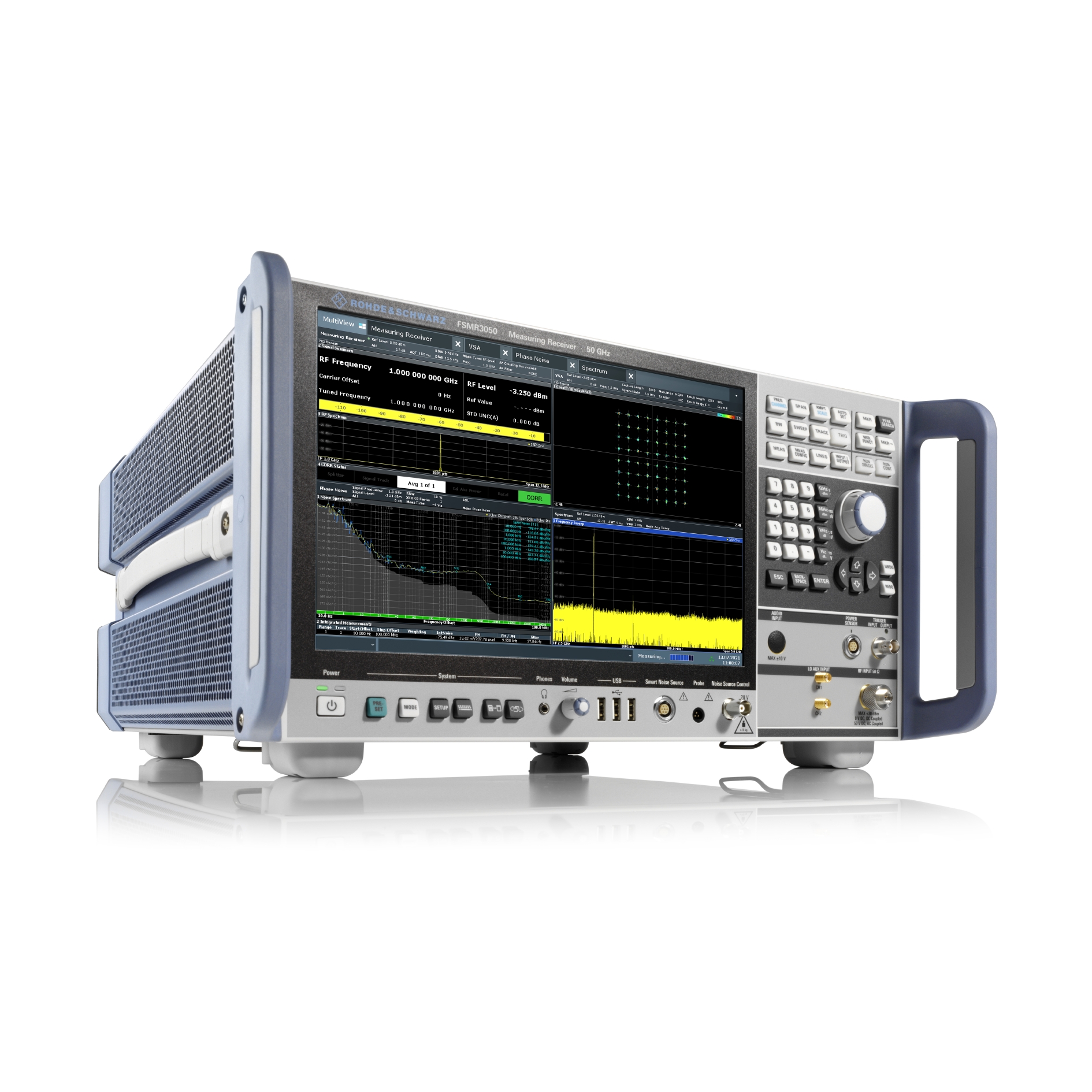 A Rohde & Schwarz desenvolveu o receptor de medição R&S FSMR3000AF para calibrar geradores e atenuadores de sinal em um único instrumento