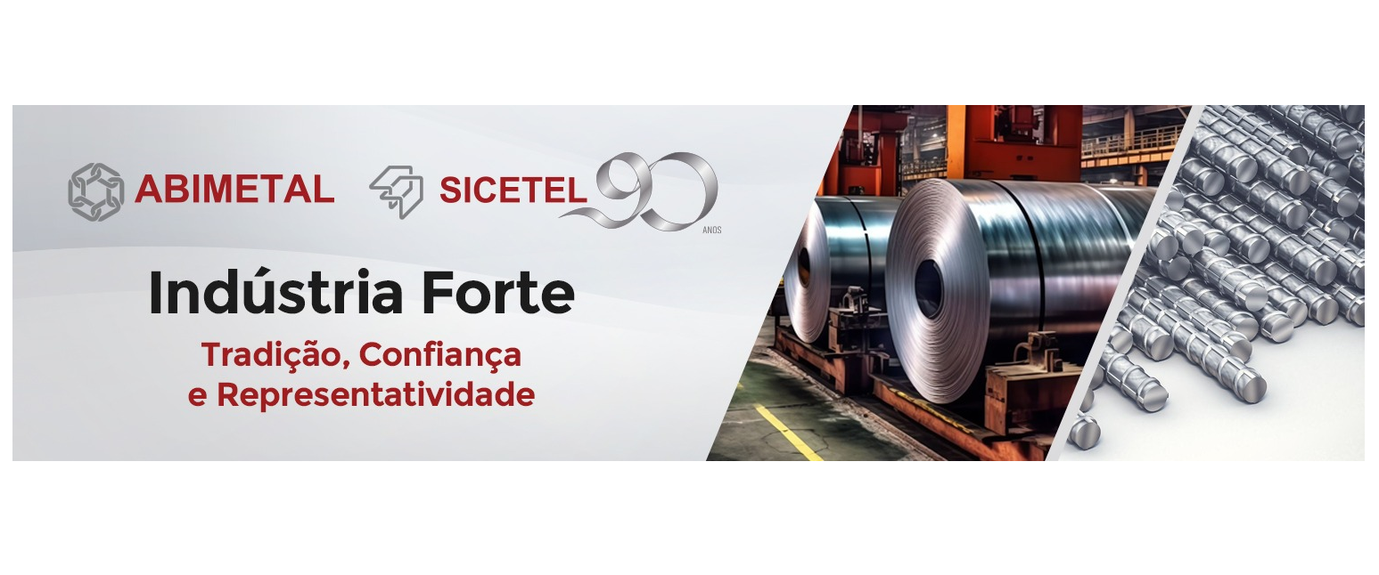 Abimetal-Sicetel alerta para risco de colapso da indústria processadora de aço diante de guerra comercial