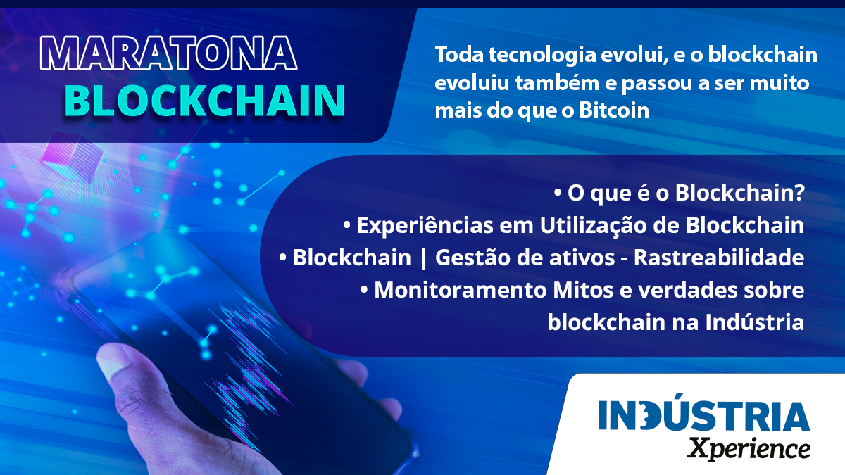 Plataforma Indústria Xperience lança Maratona Blockchain com conteúdos exclusivos