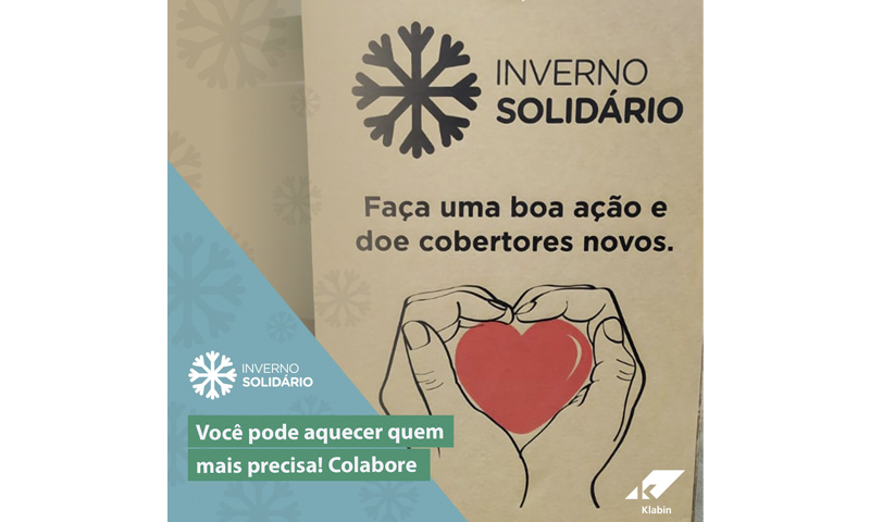 Klabin doa 15 mil embalagens de papelão ondulado para a Campanha Inverno Solidário 2021
