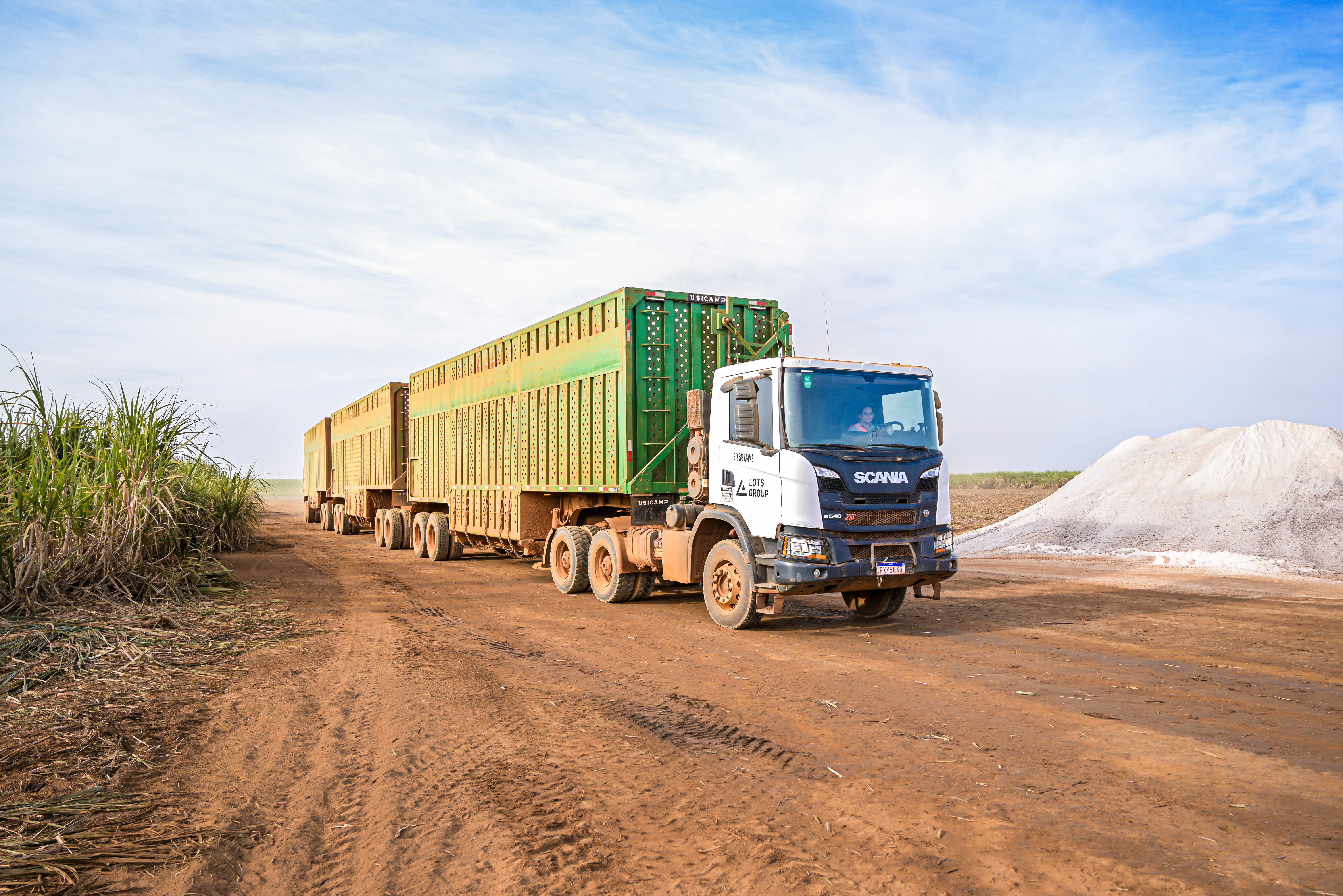 Empresa sueca LOTS Group começa a atuar no transporte de cana-de-açúcar em Goiás