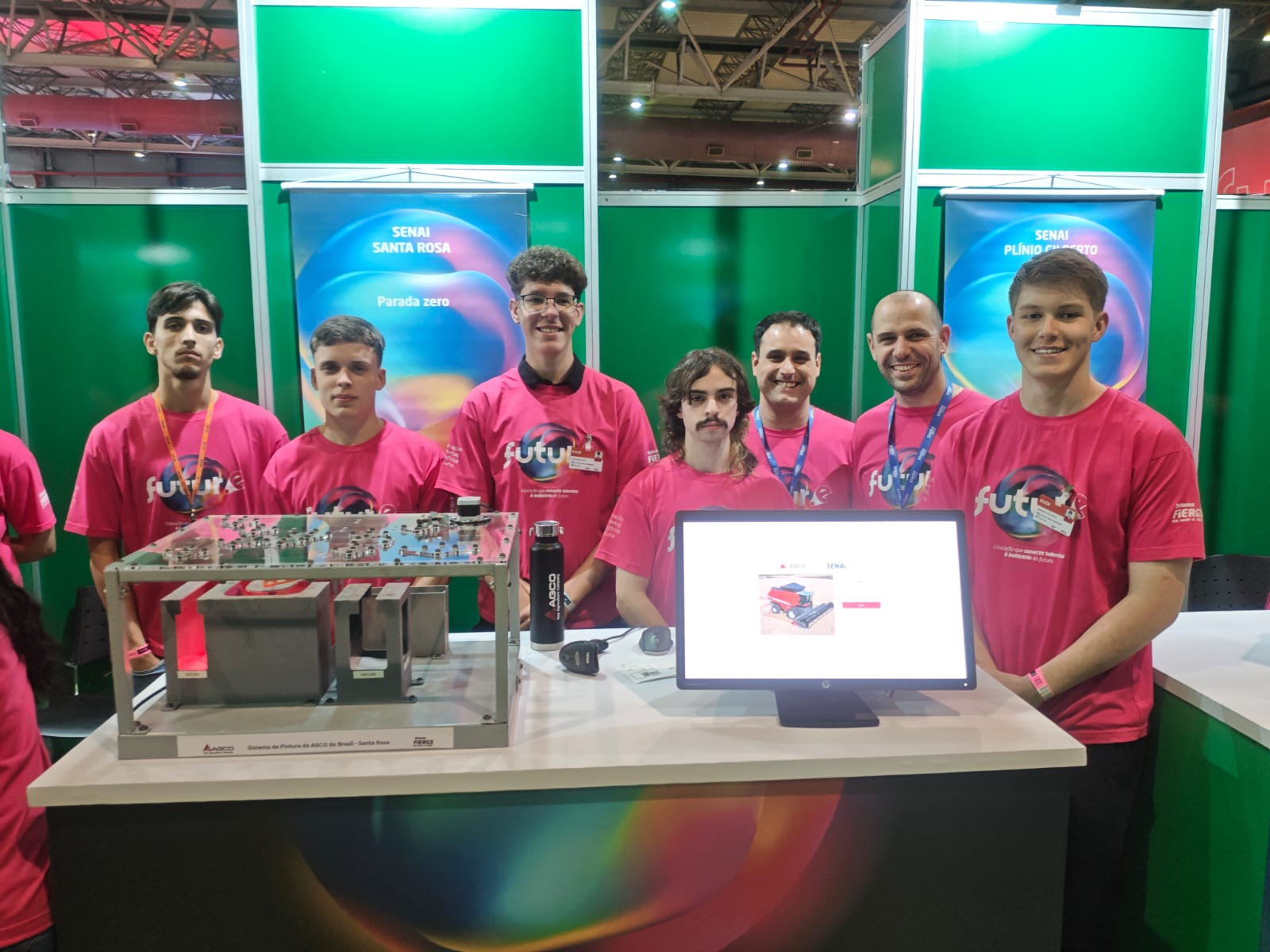 Solução desenvolvida por estudantes para otimizar processos de pintura na AGCO Santa Rosa conquista 1º lugar no Desafio SENAI de Projetos Integradores