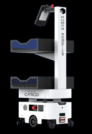 Novo robô autônomo, que auxilia no transporte dentro das indústrias, tem abordagem humanizada