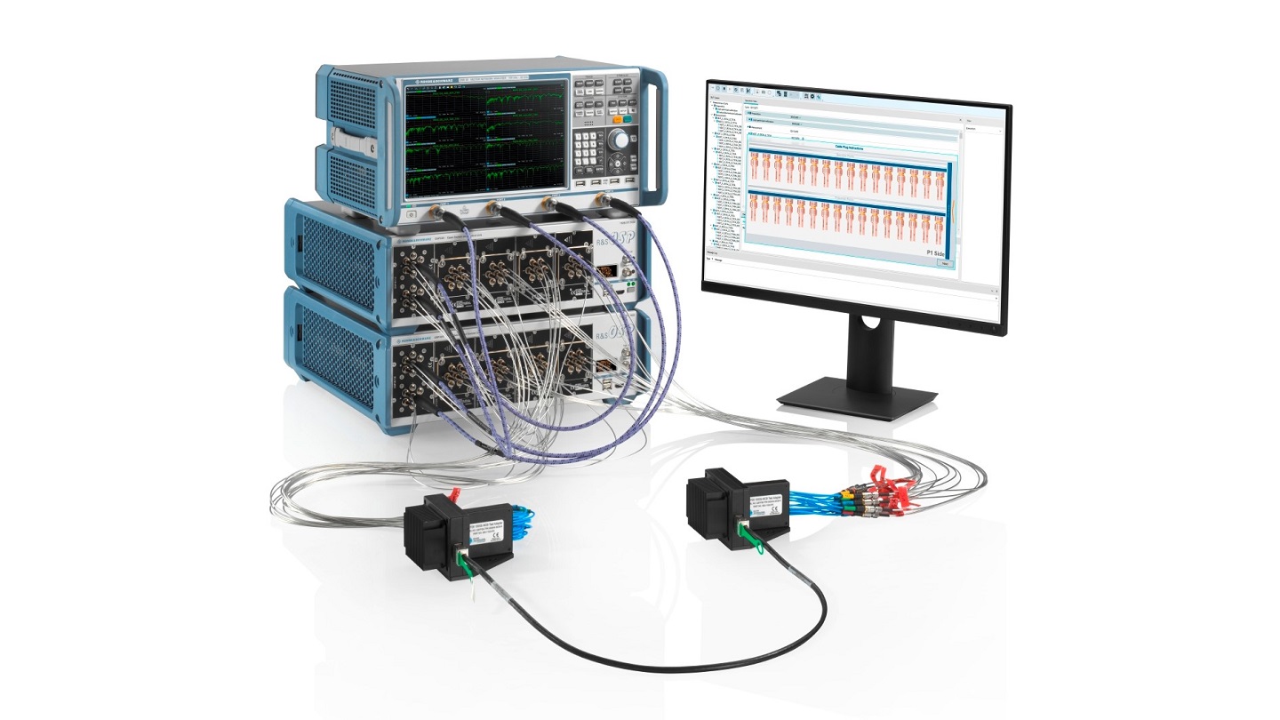 O novo software de automação da Rohde & Schwarz permite testes de conformidade precisos e rapido para conjuntos de cabos IEEE 802.3.