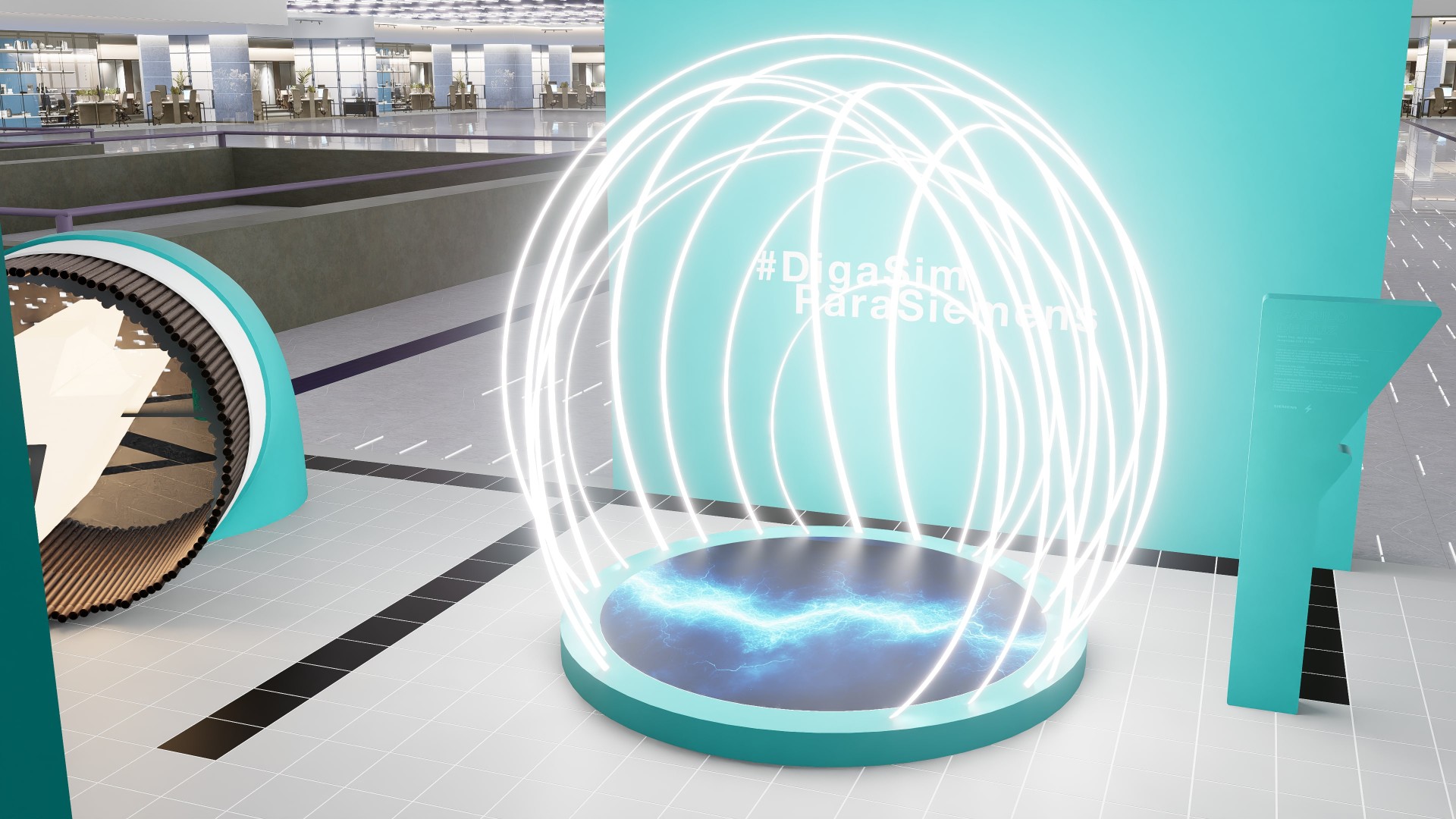 Siemens transforma estação Barra Funda de São Paulo em espaço de reflexão sobre acidentes elétricos
