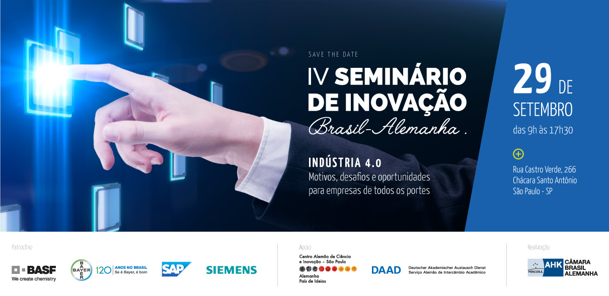 Seminário Brasil-Alemanha de Inovação apresenta a Manufatura Avançada
